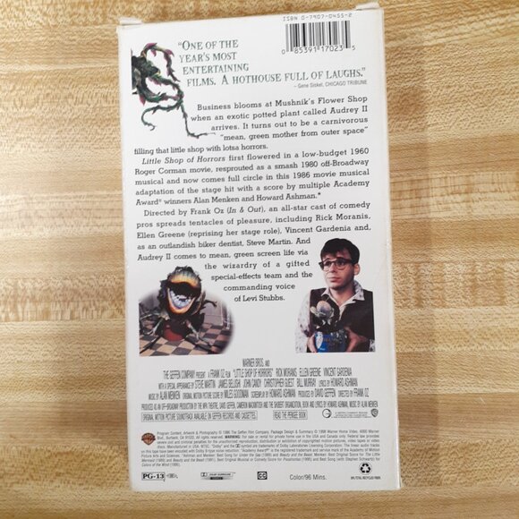 Little Shop of Horrors 1994 VHS Frank Oz Rick Moranis Corman Horror Comedy Music - Picture 4 of 7